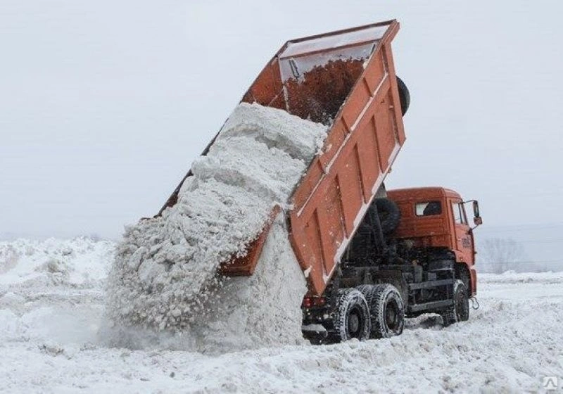 Вывоз снега самосвалами в Рязани от ПроМусор - КАМАЗ, ЗИЛ, цена от 3080 руб