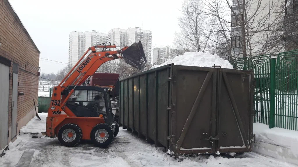 Вывоз снега контейнерами в Рязани — цена от 3286 руб., заказать контейнер для снега в ПроМусор
